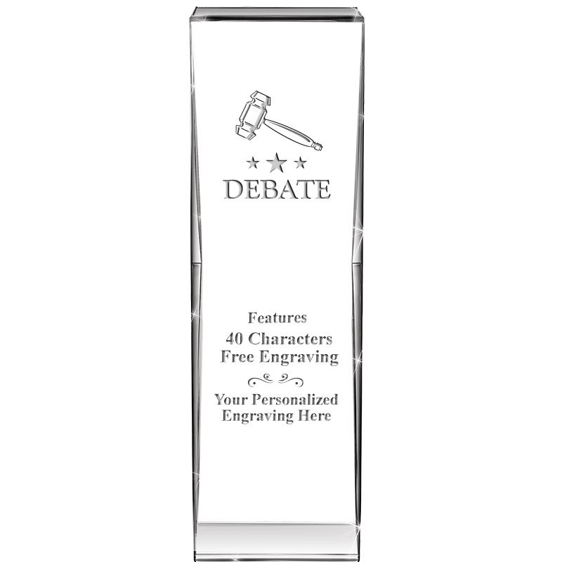 8" IMPACT CRYSTAL AWARD