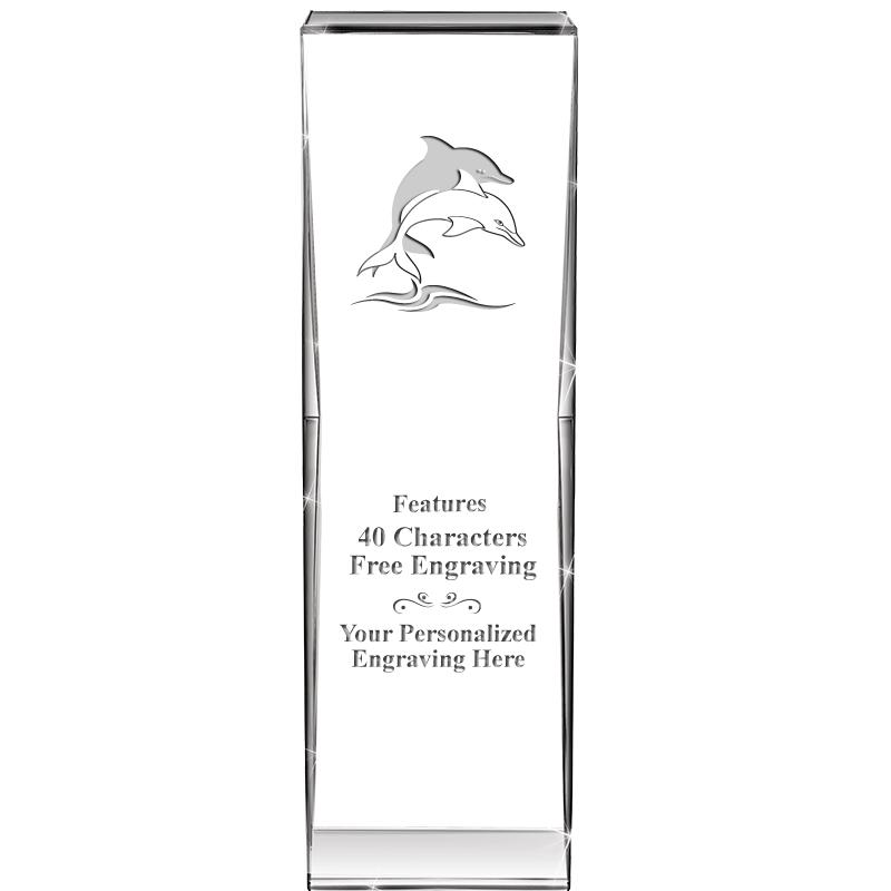 8" IMPACT CRYSTAL AWARD