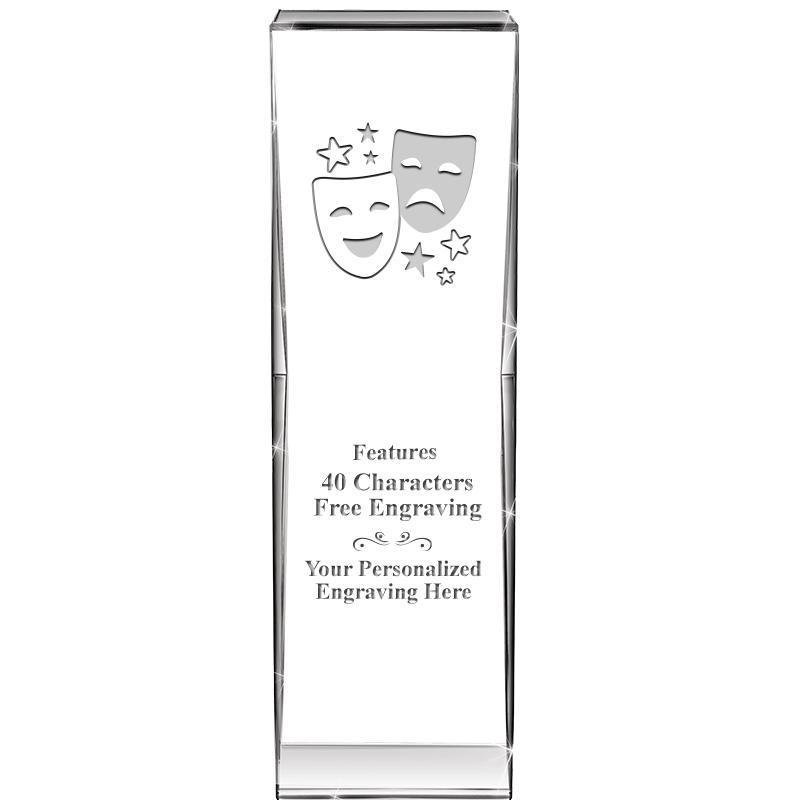 8" IMPACT CRYSTAL AWARD