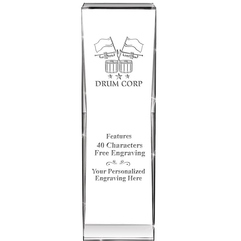 8" IMPACT CRYSTAL AWARD