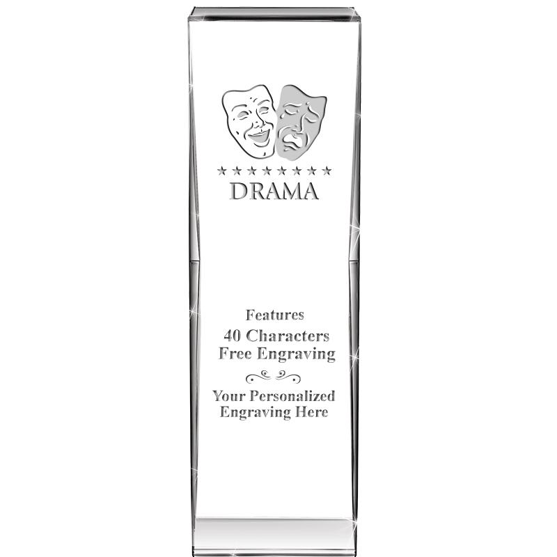 8" IMPACT CRYSTAL AWARD