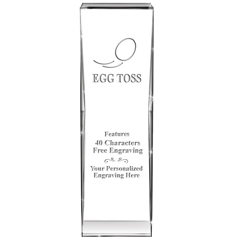 8" IMPACT CRYSTAL AWARD