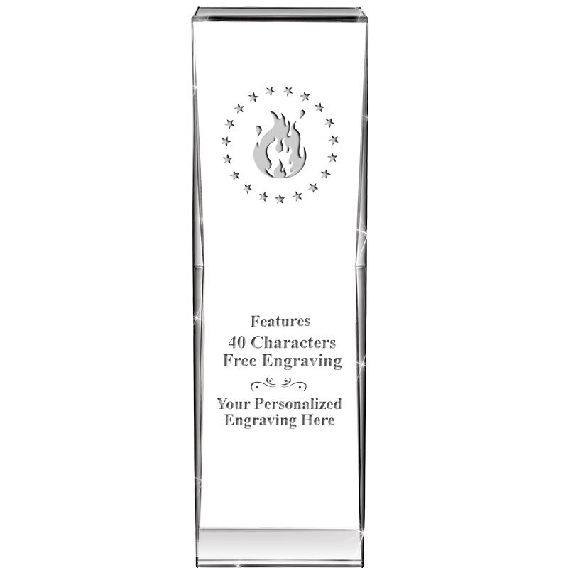 8" IMPACT CRYSTAL AWARD