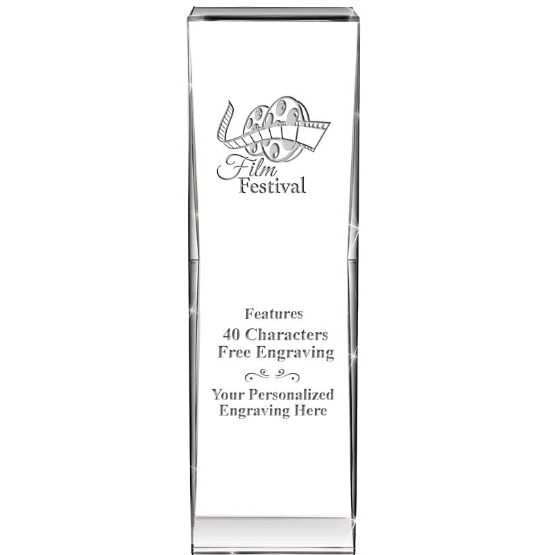 8" IMPACT CRYSTAL AWARD