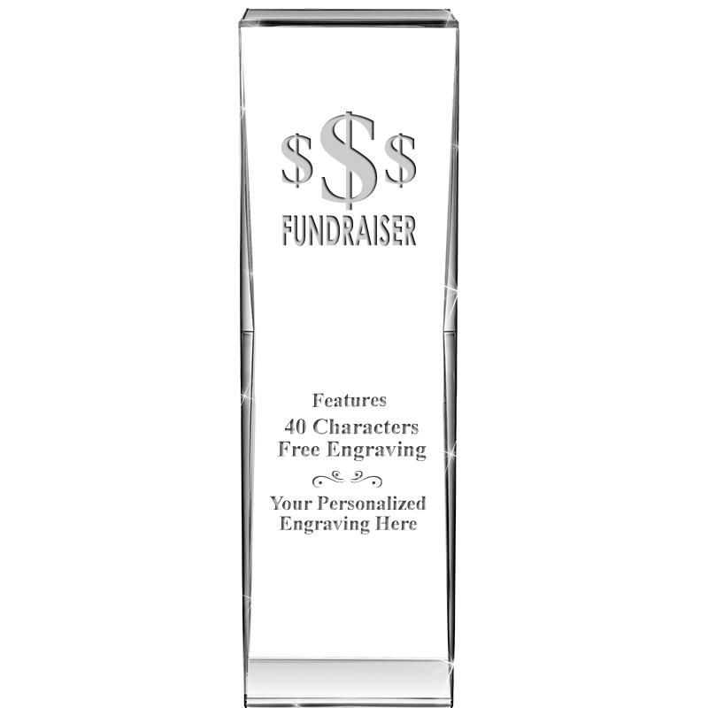 8" IMPACT CRYSTAL AWARD