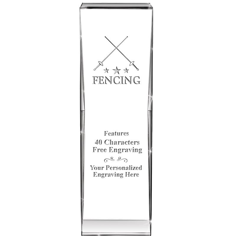 8" IMPACT CRYSTAL AWARD