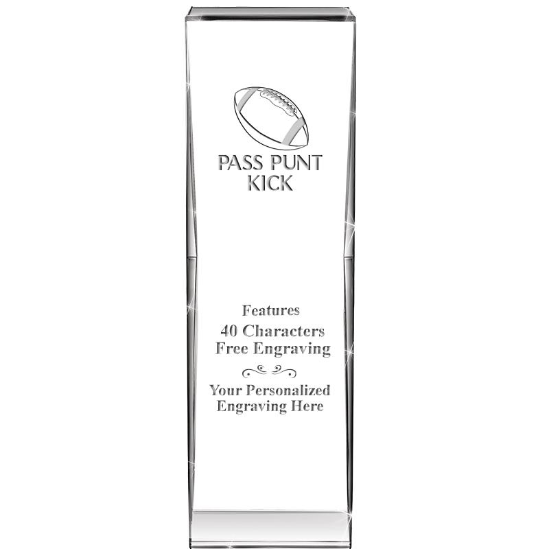 8" IMPACT CRYSTAL AWARD