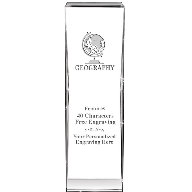 8" IMPACT CRYSTAL AWARD