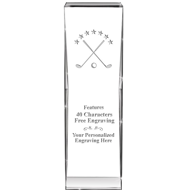 8" IMPACT CRYSTAL AWARD