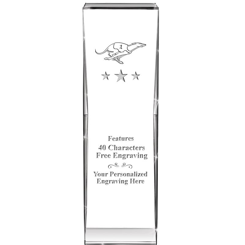 8" IMPACT CRYSTAL AWARD