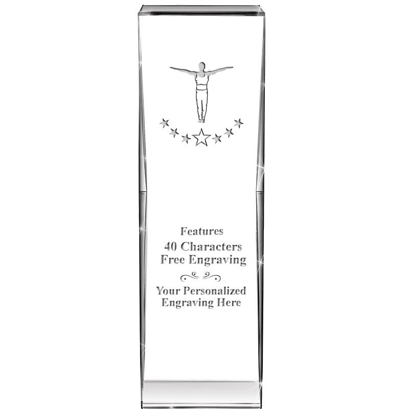 8" IMPACT CRYSTAL AWARD