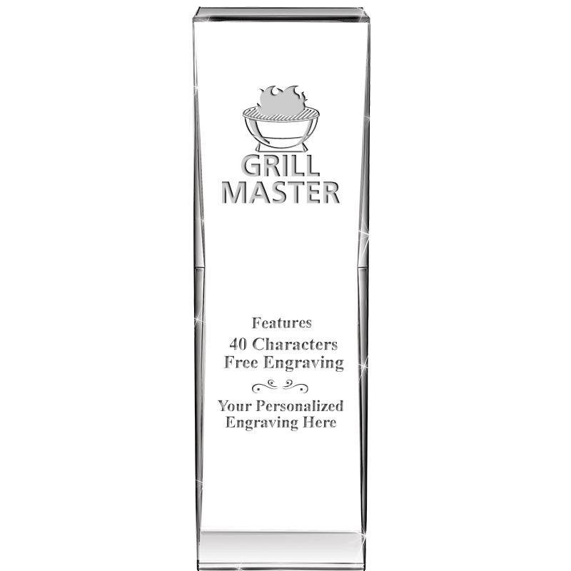 8" IMPACT CRYSTAL AWARD