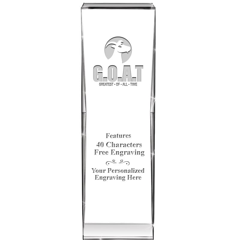 8" IMPACT CRYSTAL AWARD