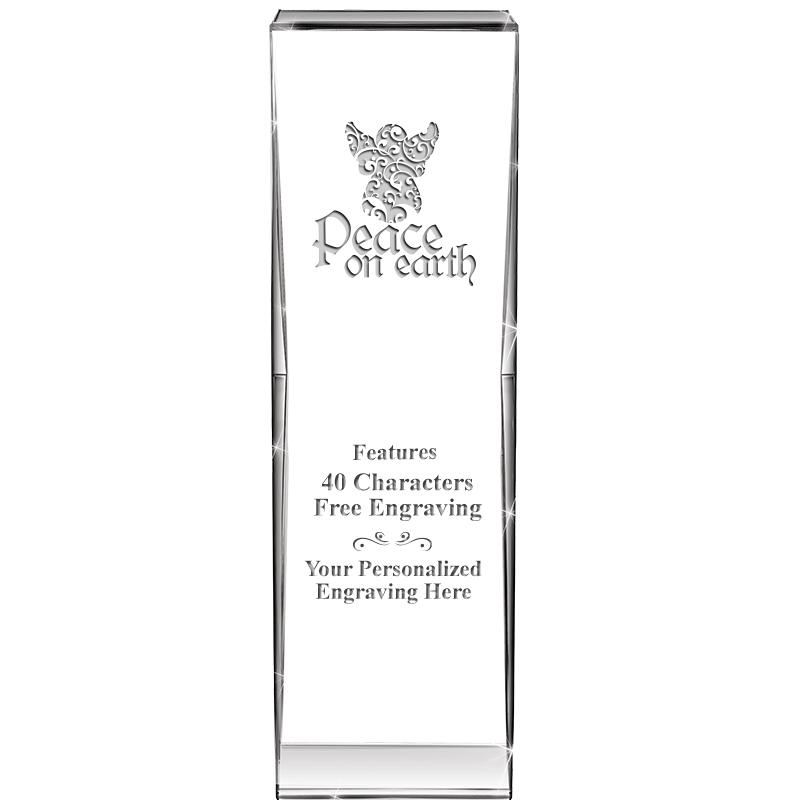 8" IMPACT CRYSTAL AWARD
