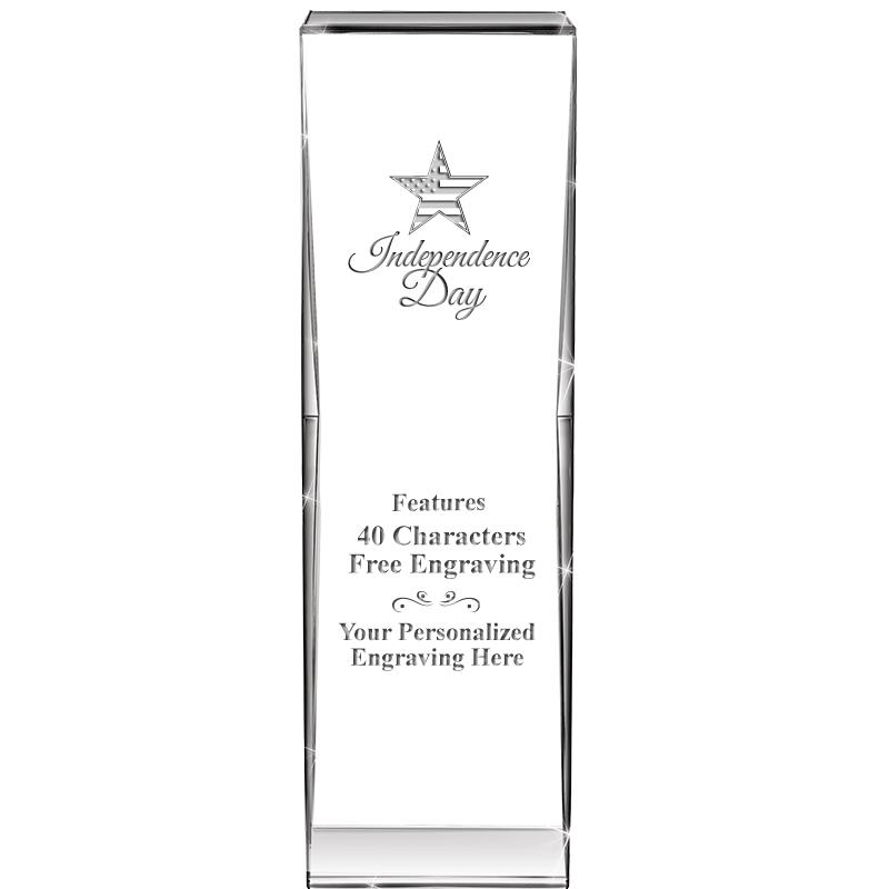 8" IMPACT CRYSTAL AWARD