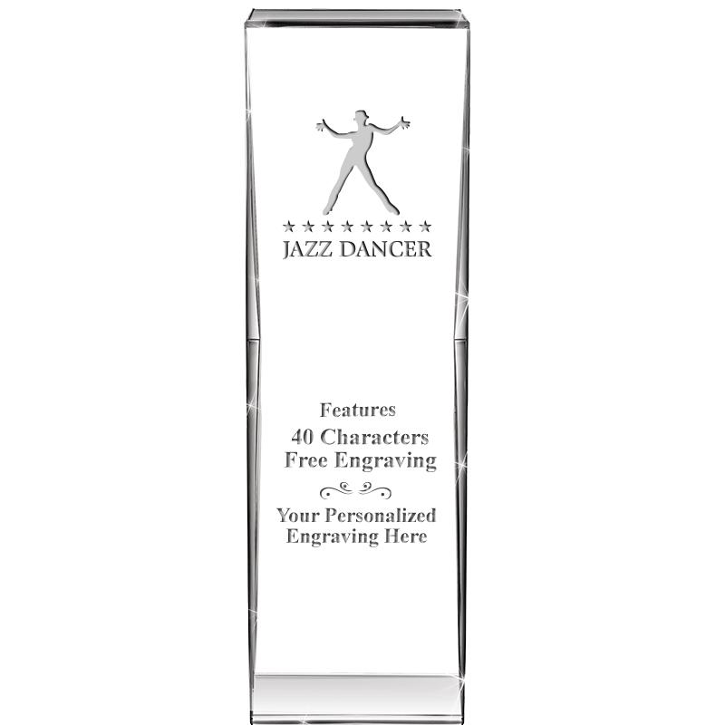 8" IMPACT CRYSTAL AWARD