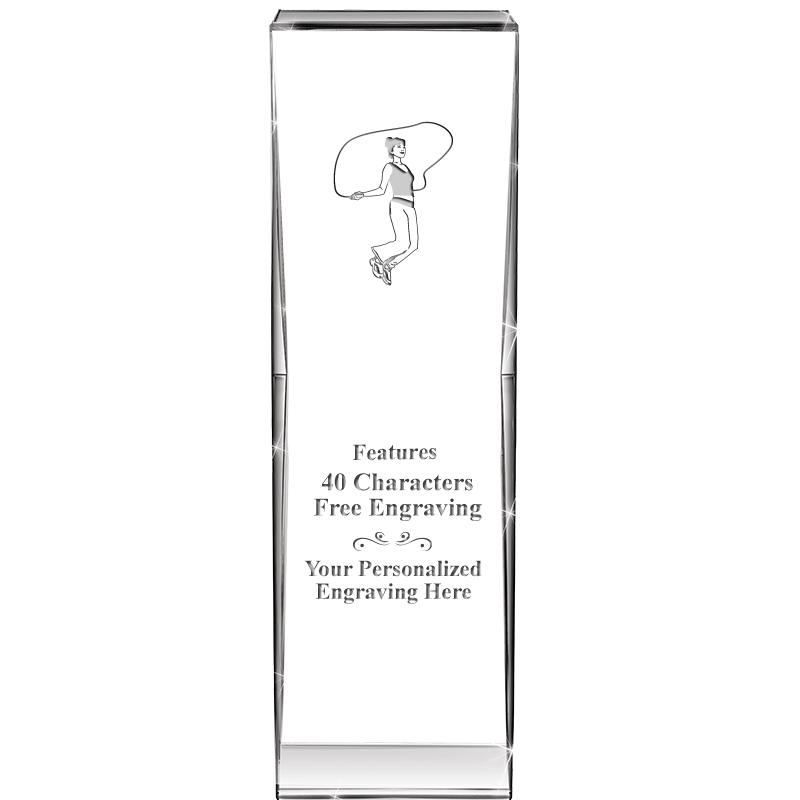 8" IMPACT CRYSTAL AWARD