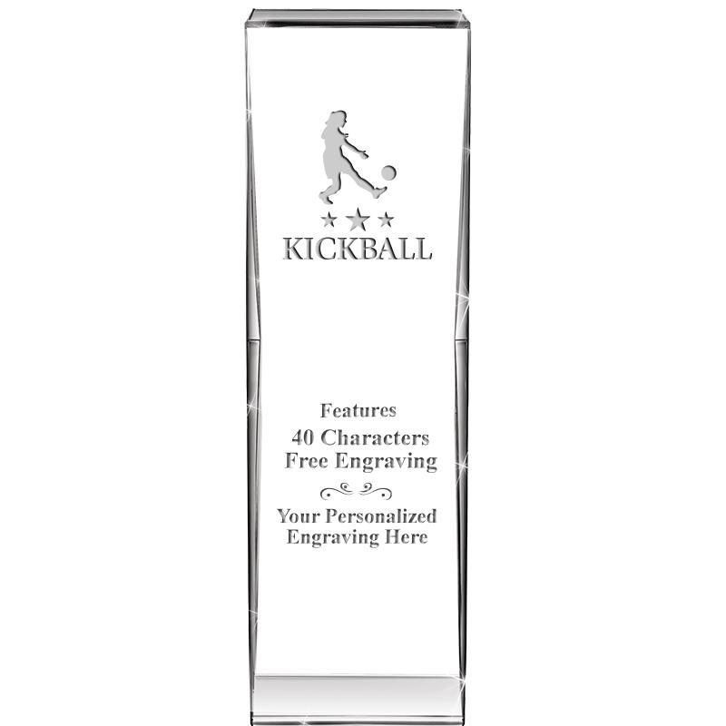 8" IMPACT CRYSTAL AWARD