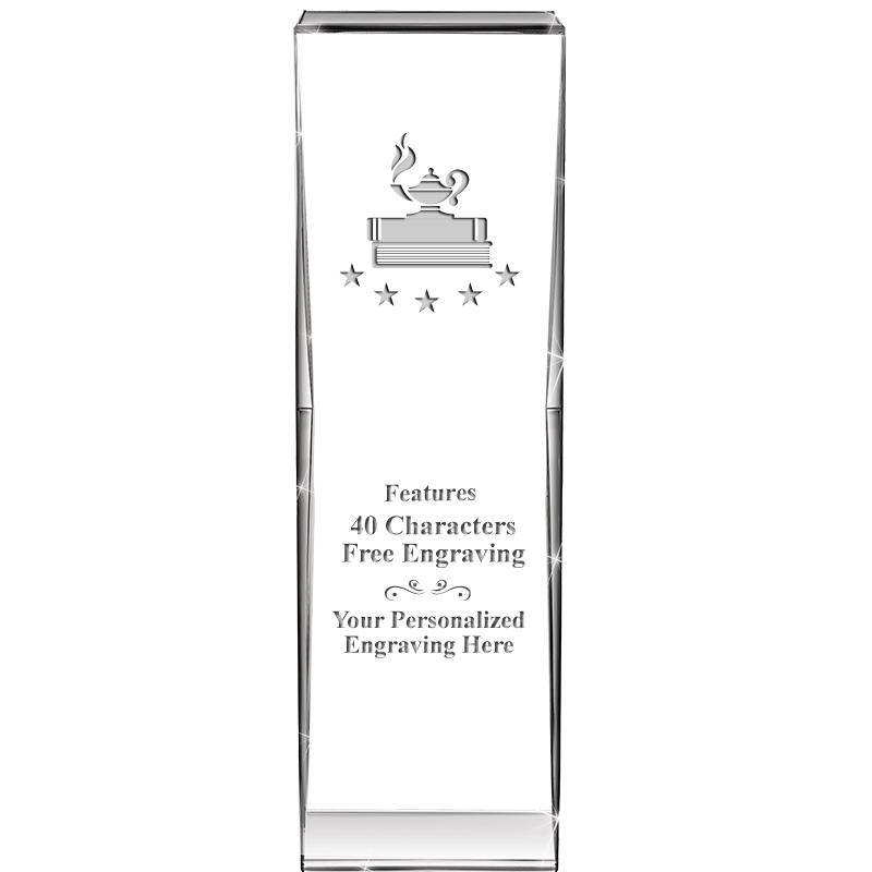 8" IMPACT CRYSTAL AWARD