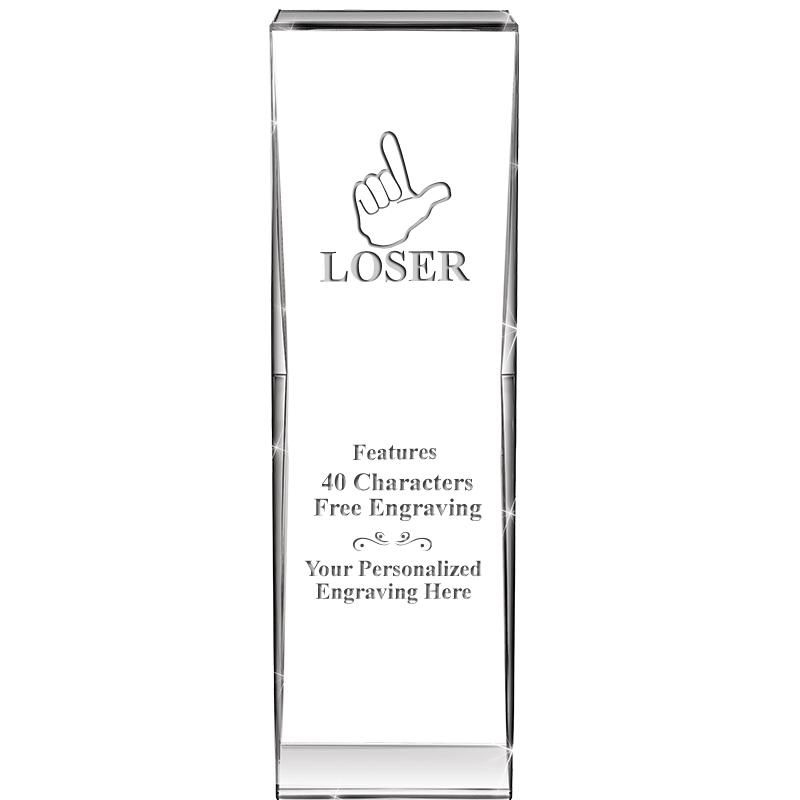 8" IMPACT CRYSTAL AWARD