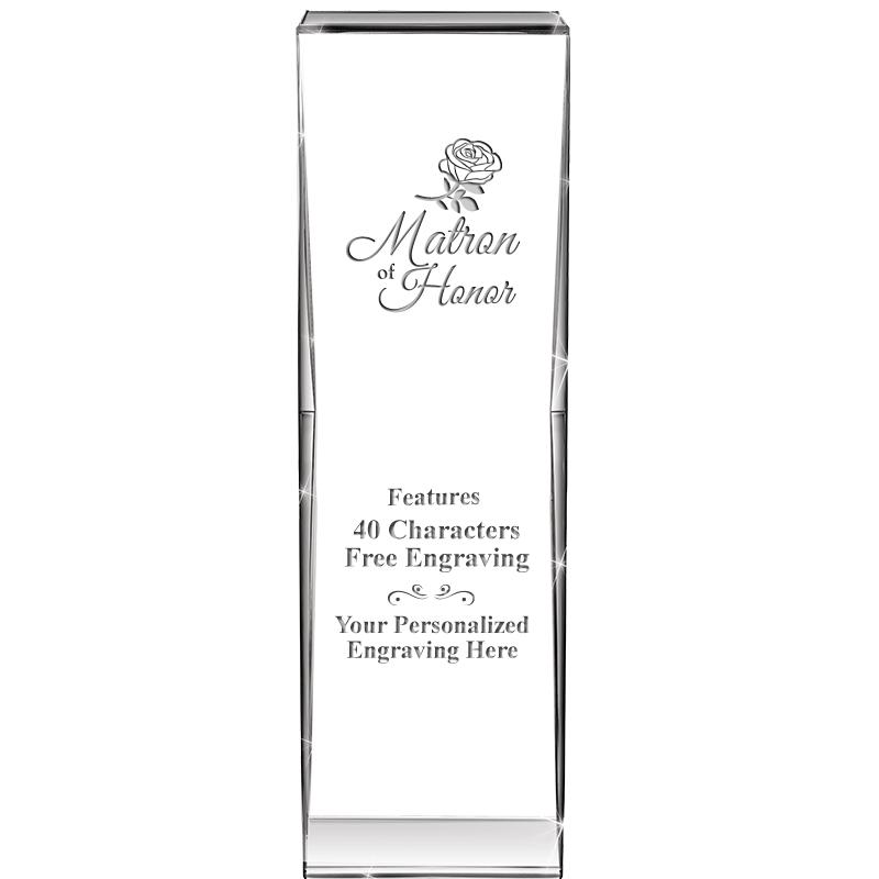 8" IMPACT CRYSTAL AWARD