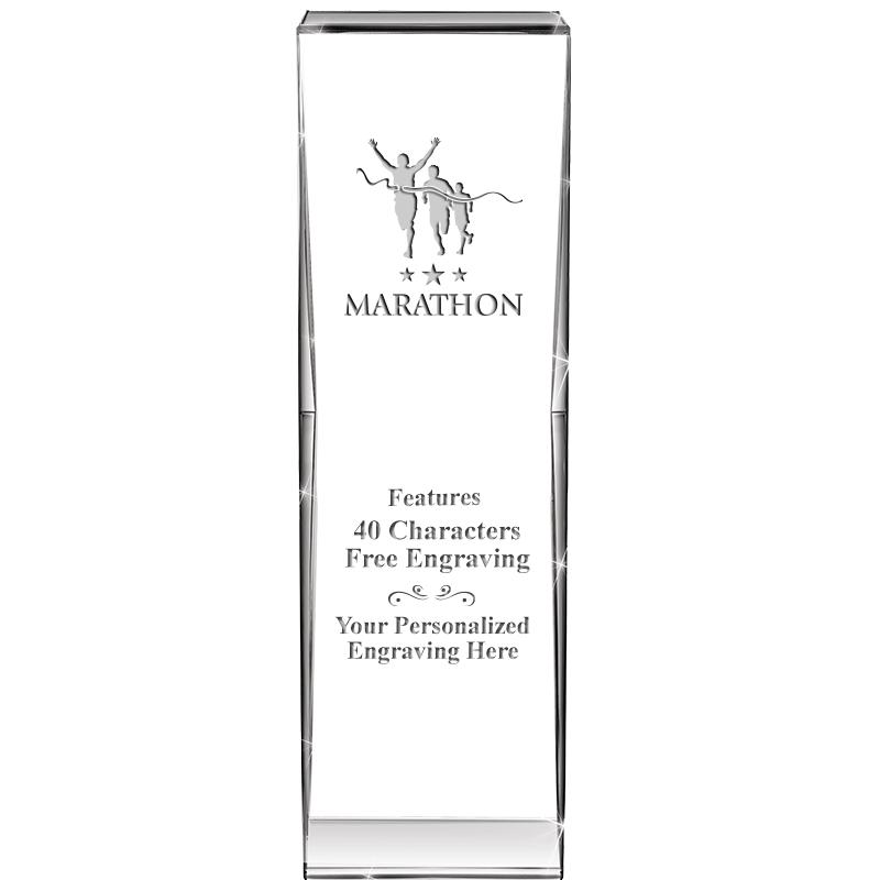 8" IMPACT CRYSTAL AWARD