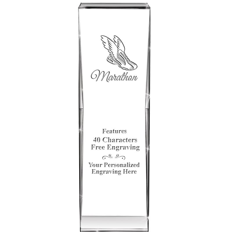 8" IMPACT CRYSTAL AWARD