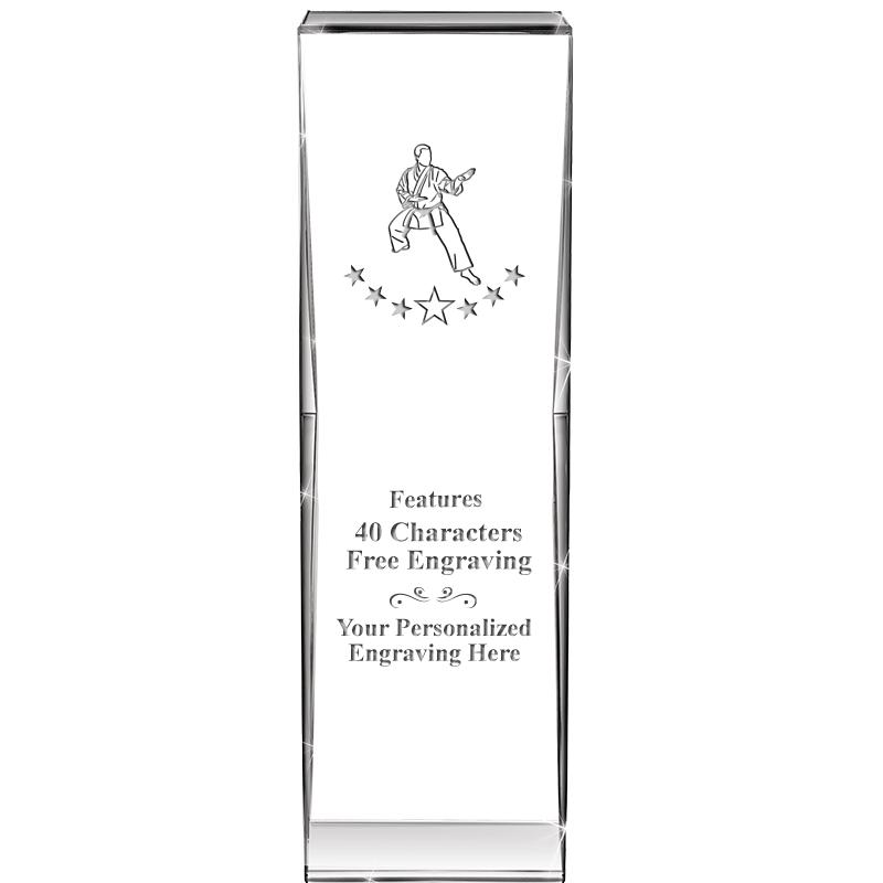 8" IMPACT CRYSTAL AWARD