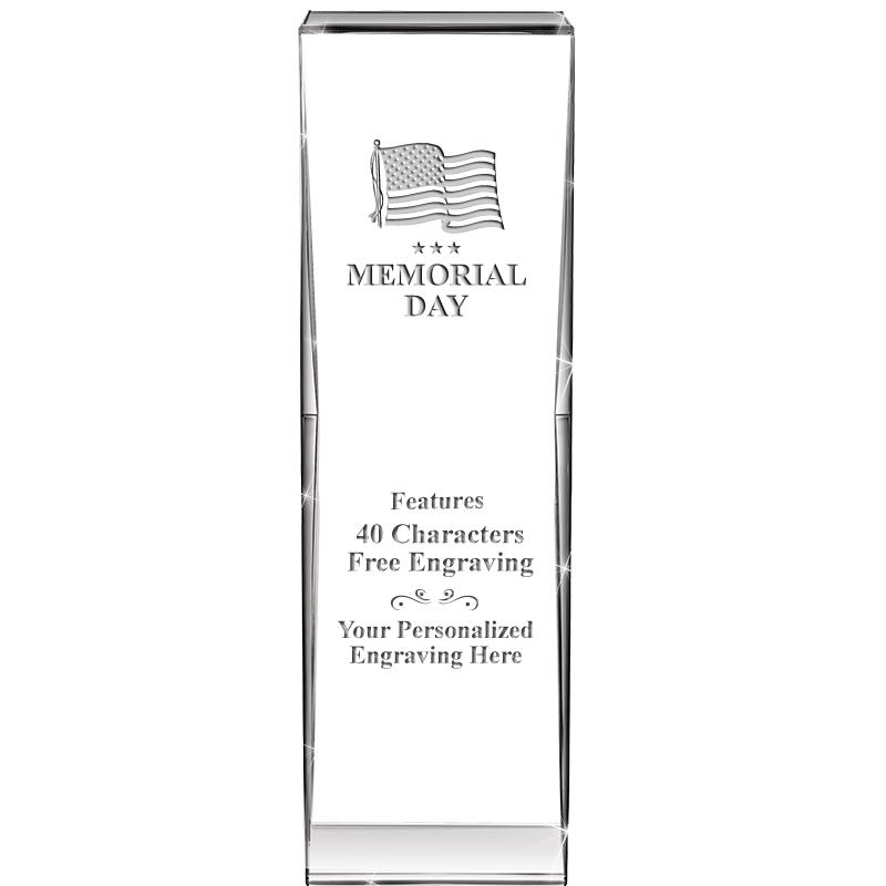 8" IMPACT CRYSTAL AWARD