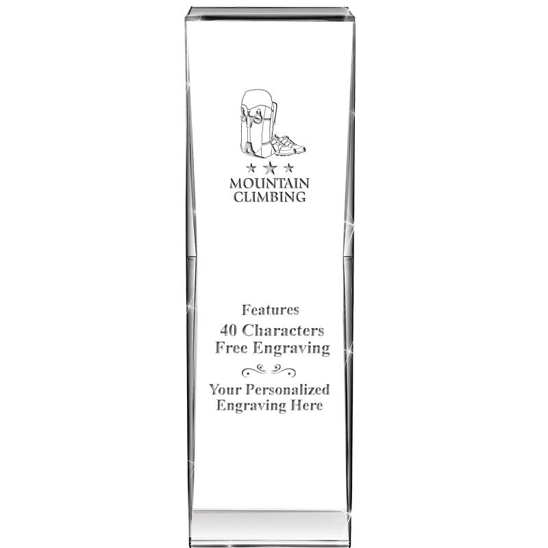 8" IMPACT CRYSTAL AWARD