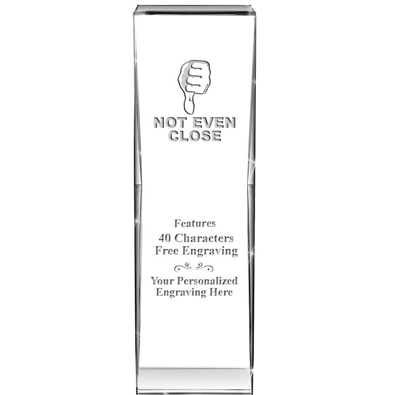 8" IMPACT CRYSTAL AWARD