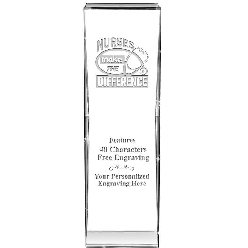 8" IMPACT CRYSTAL AWARD