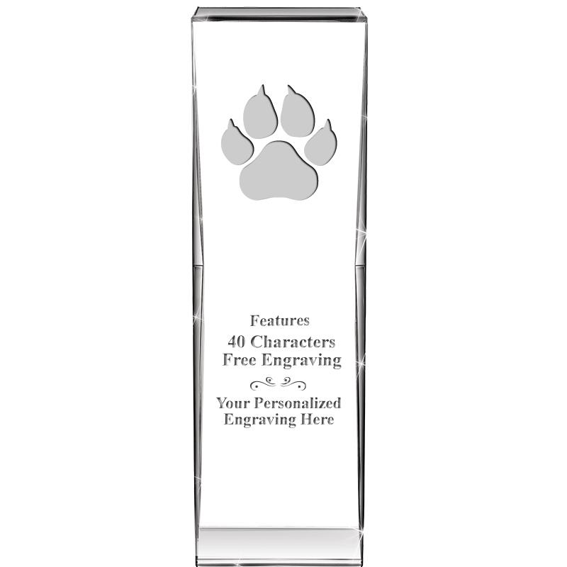 8" IMPACT CRYSTAL AWARD