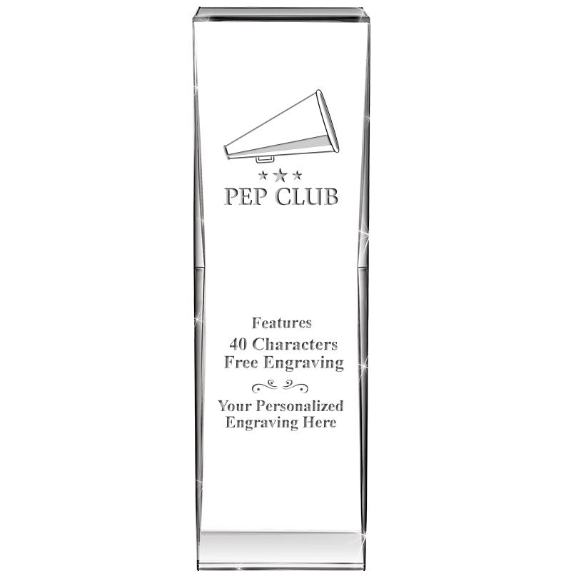 8" IMPACT CRYSTAL AWARD