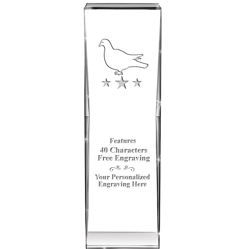 8" IMPACT CRYSTAL AWARD