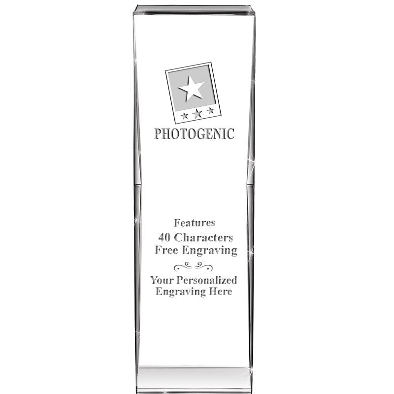 8" IMPACT CRYSTAL AWARD