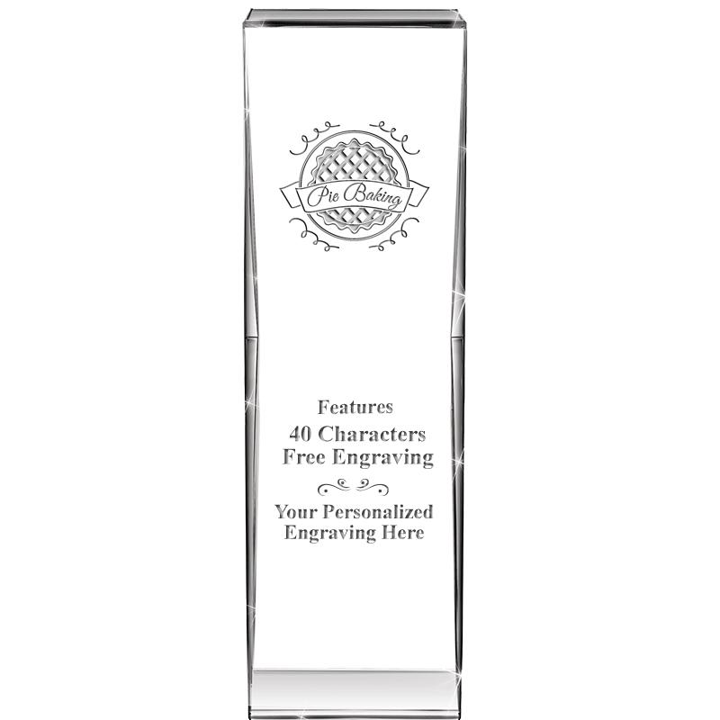 8" IMPACT CRYSTAL AWARD