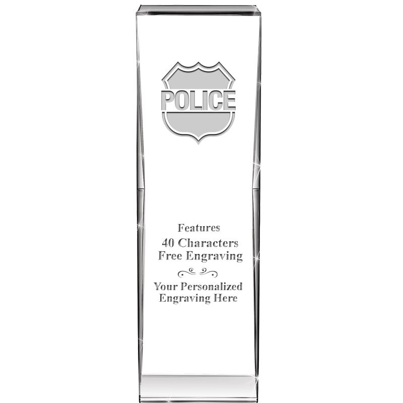 8" IMPACT CRYSTAL AWARD