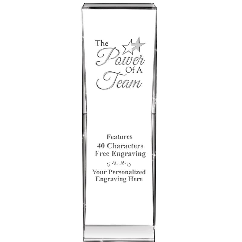 8" IMPACT CRYSTAL AWARD