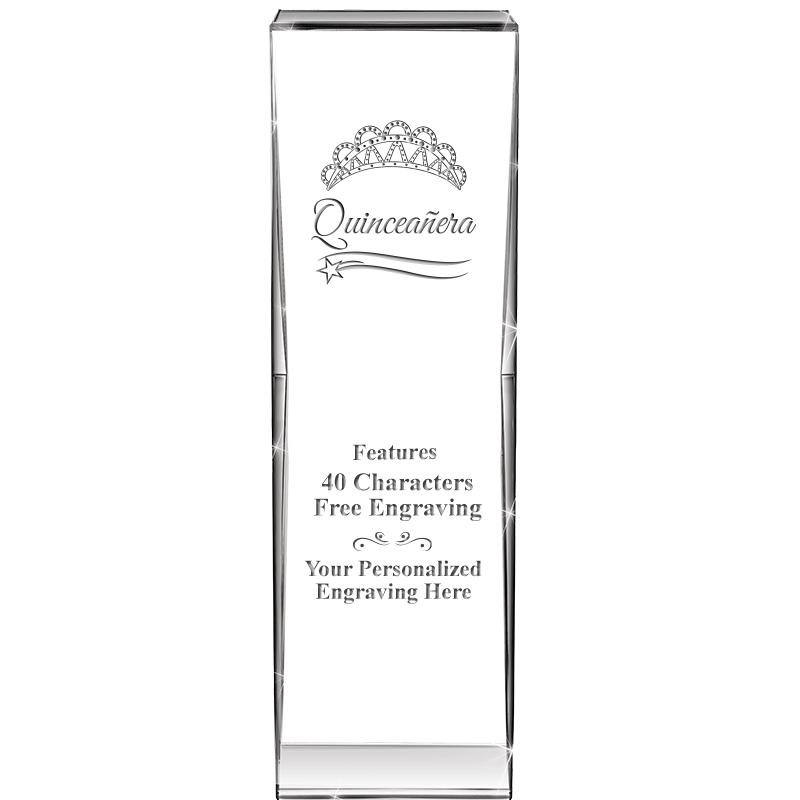 8" IMPACT CRYSTAL AWARD