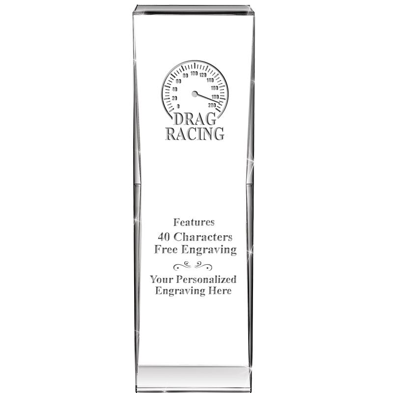 8" IMPACT CRYSTAL AWARD