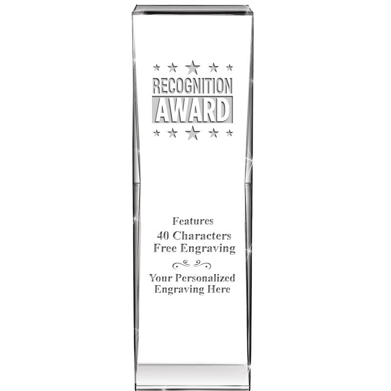 8" IMPACT CRYSTAL AWARD