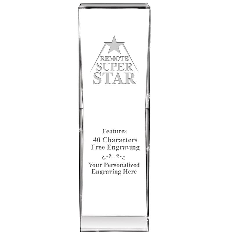 8" IMPACT CRYSTAL AWARD