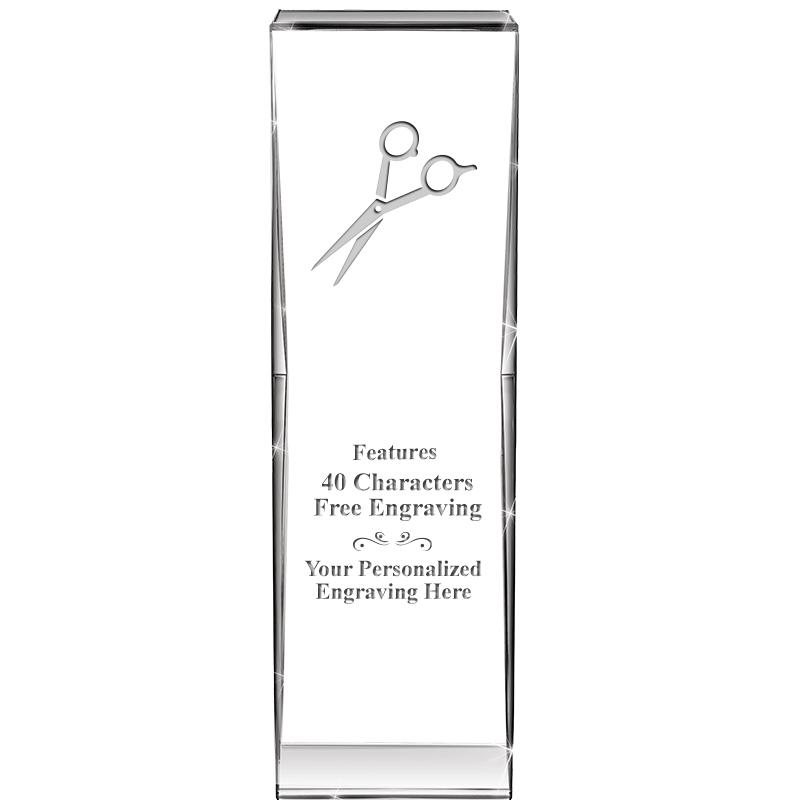 8" IMPACT CRYSTAL AWARD