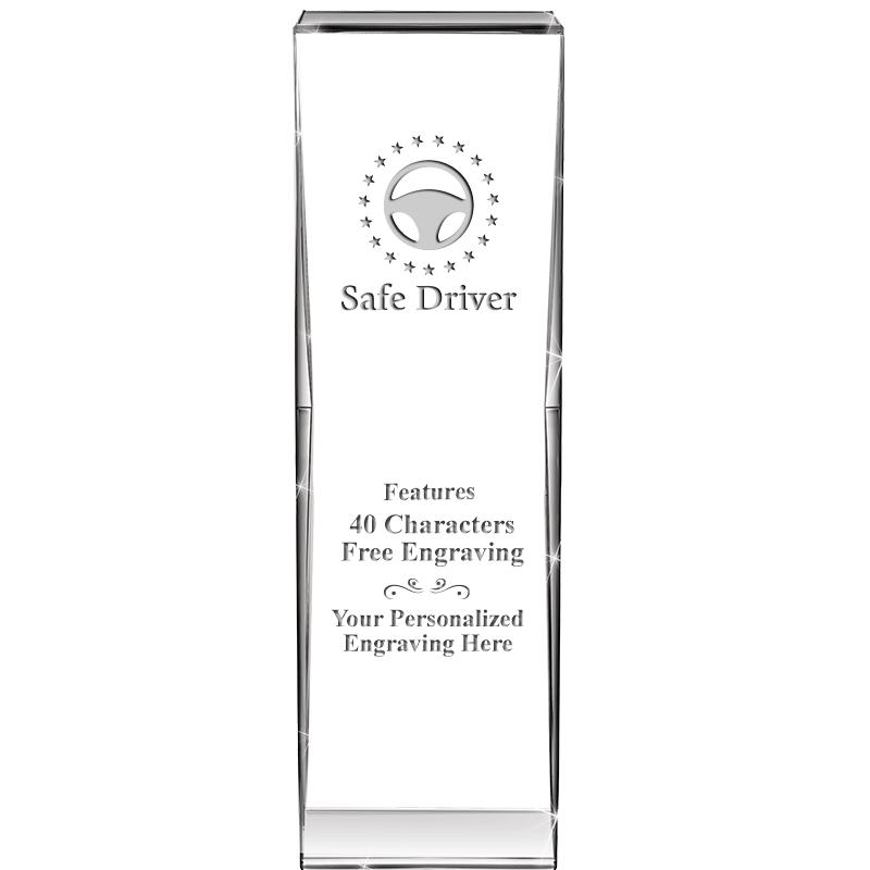 8" IMPACT CRYSTAL AWARD