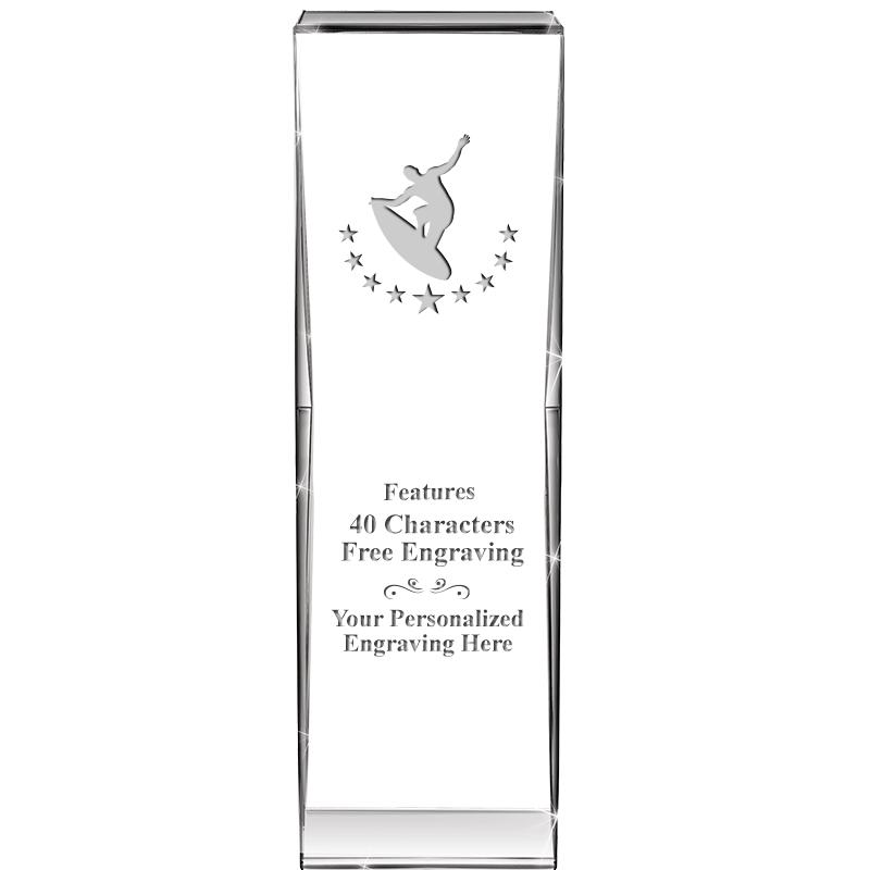 8" IMPACT CRYSTAL AWARD
