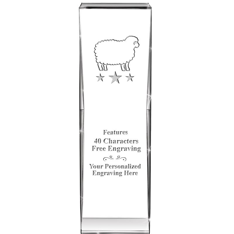 8" IMPACT CRYSTAL AWARD