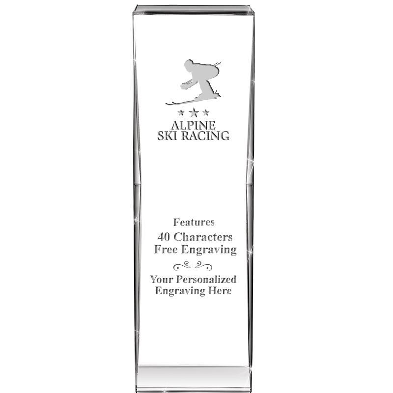 8" IMPACT CRYSTAL AWARD