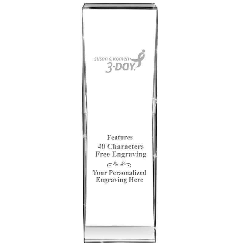 8" IMPACT CRYSTAL AWARD