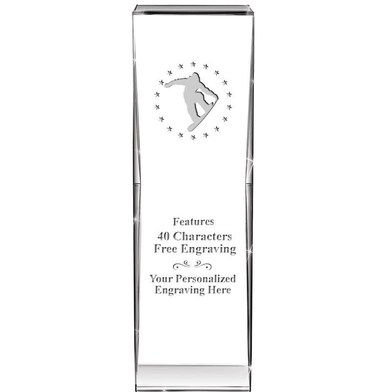 8" IMPACT CRYSTAL AWARD